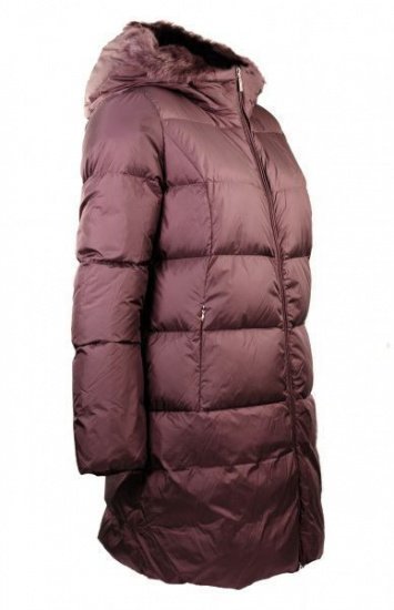 Пальто пуховое Geox WOMAN DOWN JACKET модель W6425R-T2163-F8027 — фото 4 - INTERTOP