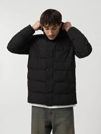 Чёрный - Демисезонная куртка Geox Pieve Hood Jkt