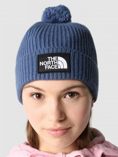 Шапка The North Face Logo Box Pom Beanie модель NF0A3FN3HDC1 — фото 3 - INTERTOP