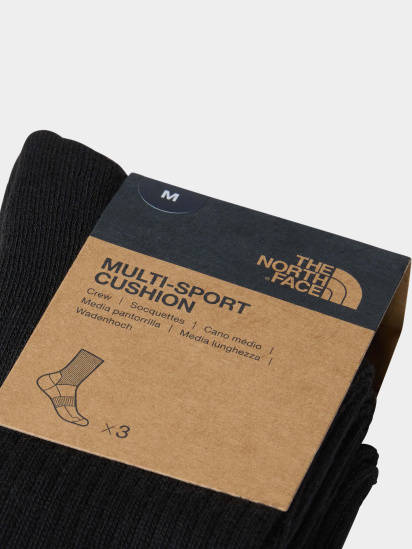 Набір шкарпеток The North Face Multi Sport Cush Crew Sock 3p модель NF0A882HJK31 — фото 3 - INTERTOP
