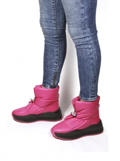 Сапоги дутики It-girl модель YD-9905-17_pink — фото - INTERTOP