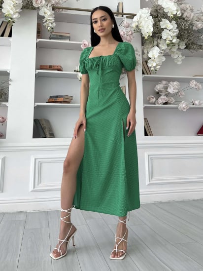 Сукня міді Jadone Fashion модель Yeseniya_zelenoye — фото 5 - INTERTOP
