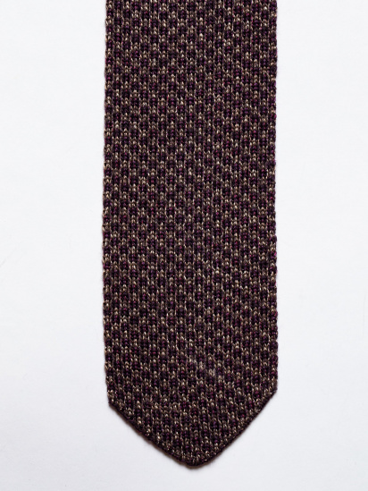 Краватка Zegna модель TI11412_Коричневий — фото 3 - INTERTOP