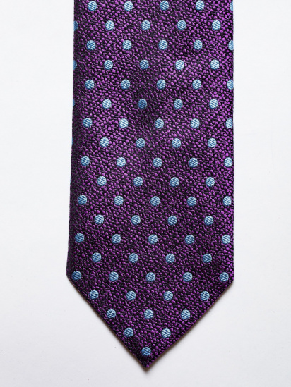 Краватка Zegna модель TI12097_Фіолетовий — фото 3 - INTERTOP