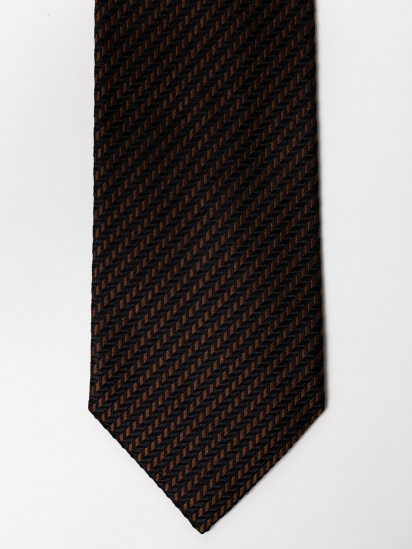 Краватка Zegna модель TI309305_Темно-коричневий — фото - INTERTOP