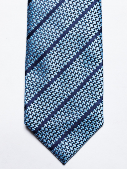 Краватка Zegna модель TI312231_Блакитний — фото 3 - INTERTOP