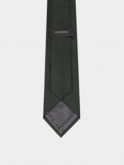 Краватка Zegna модель TI307001_Зелений — фото 3 - INTERTOP