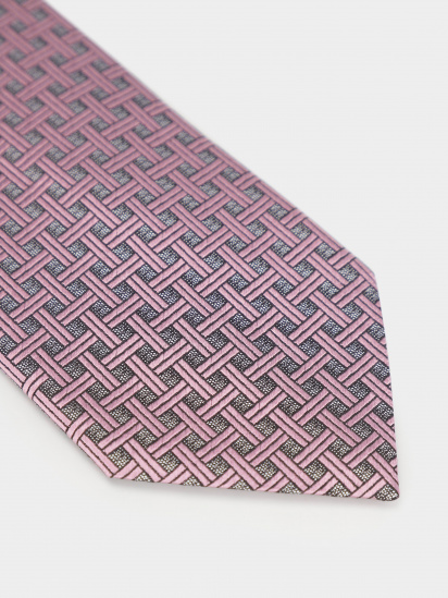 Краватка Zegna модель TI314620_Рожевий — фото 4 - INTERTOP