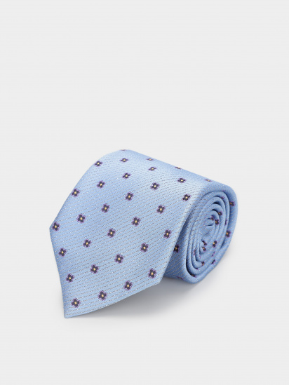 Краватка Zegna модель TI8597_Блакитний — фото - INTERTOP