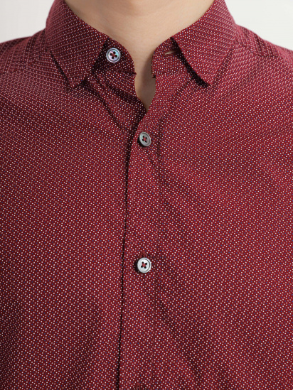 Рубашка Zegna модель SH39_Червоний — фото 4 - INTERTOP