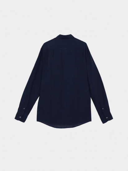 Рубашка Zegna модель SH8639_Синій — фото - INTERTOP