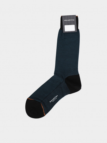 Шкарпетки Zegna модель UN308835_Морська хвиля — фото - INTERTOP