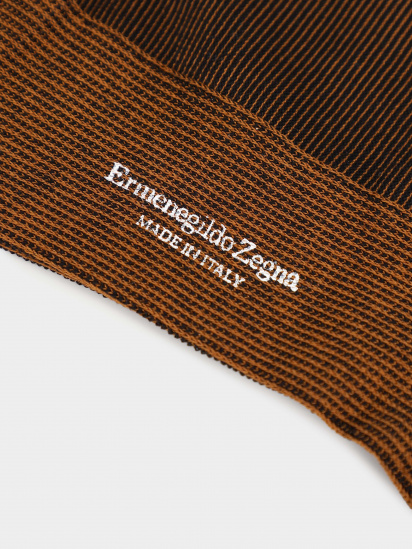 Шкарпетки Zegna модель UN308835_Коричневий — фото 3 - INTERTOP