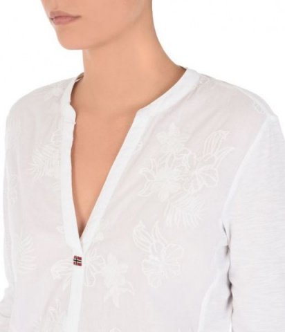 Блуза с длинным рукавом Napapijri модель N0YHGR002 — фото 3 - INTERTOP