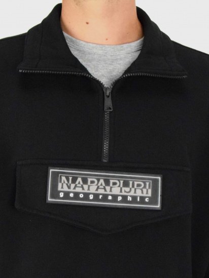 Свитшот Napapijri Zip Sweatshirt Patch модель NP0A4EIT0411 — фото 4 - INTERTOP