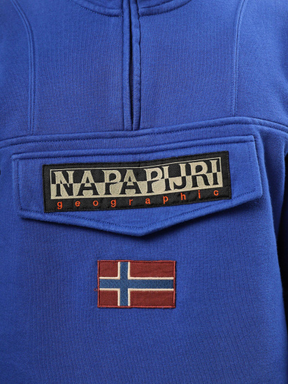 Кофта Napapijri Burgee Half-Zip Fleece модель NP0A4GJCB5A1 — фото 4 - INTERTOP