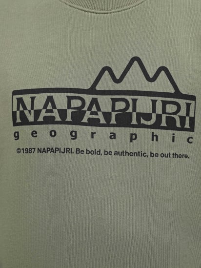 Світшот Napapijri B-Faber C модель NP0A4HP1GAE1 — фото 4 - INTERTOP