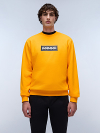 Оранжевый - Свитшот Napapijri Box Logo