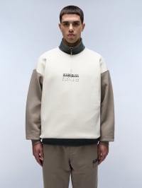 Белый - Кофта Napapijri Premium Half-zip