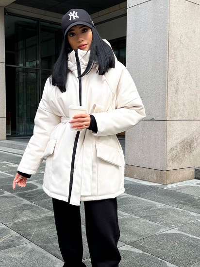 Зимняя куртка Jadone Fashion модель Zymova_kurtka_Savi_bila — фото 3 - INTERTOP