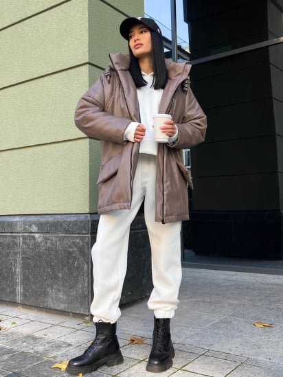 Зимняя куртка Jadone Fashion модель Zymova_kurtka_Savi_mokko — фото - INTERTOP