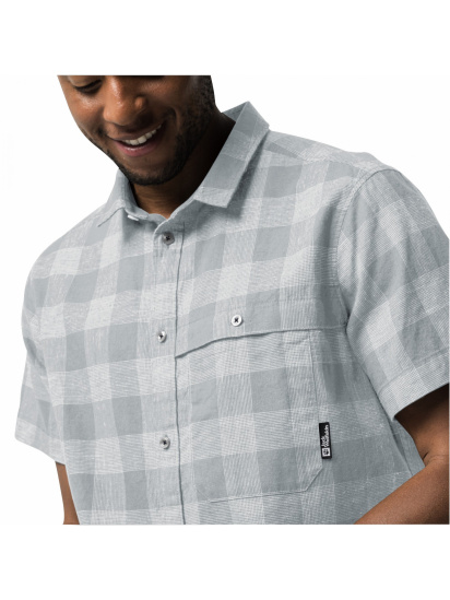 Рубашка Jack Wolfskin Highlands shirt m модель 1403412_8972 — фото 4 - INTERTOP