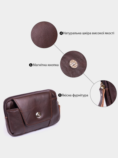 Поясна сумка Vintage модель bag24_20354 — фото 3 - INTERTOP