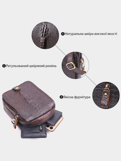 Кросс-боди Vintage модель bag24_21300 — фото 3 - INTERTOP