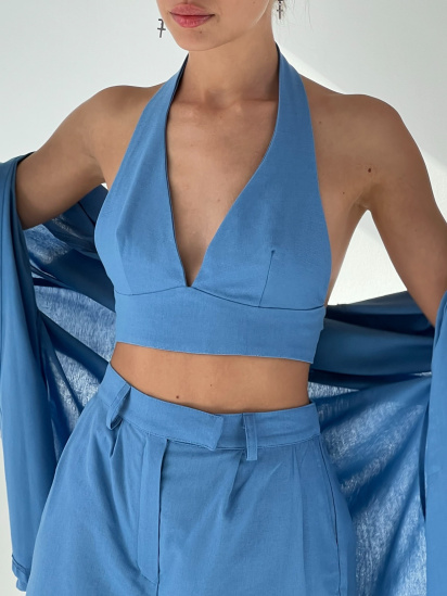 Топ IJ модель bra-linen-blue — фото - INTERTOP