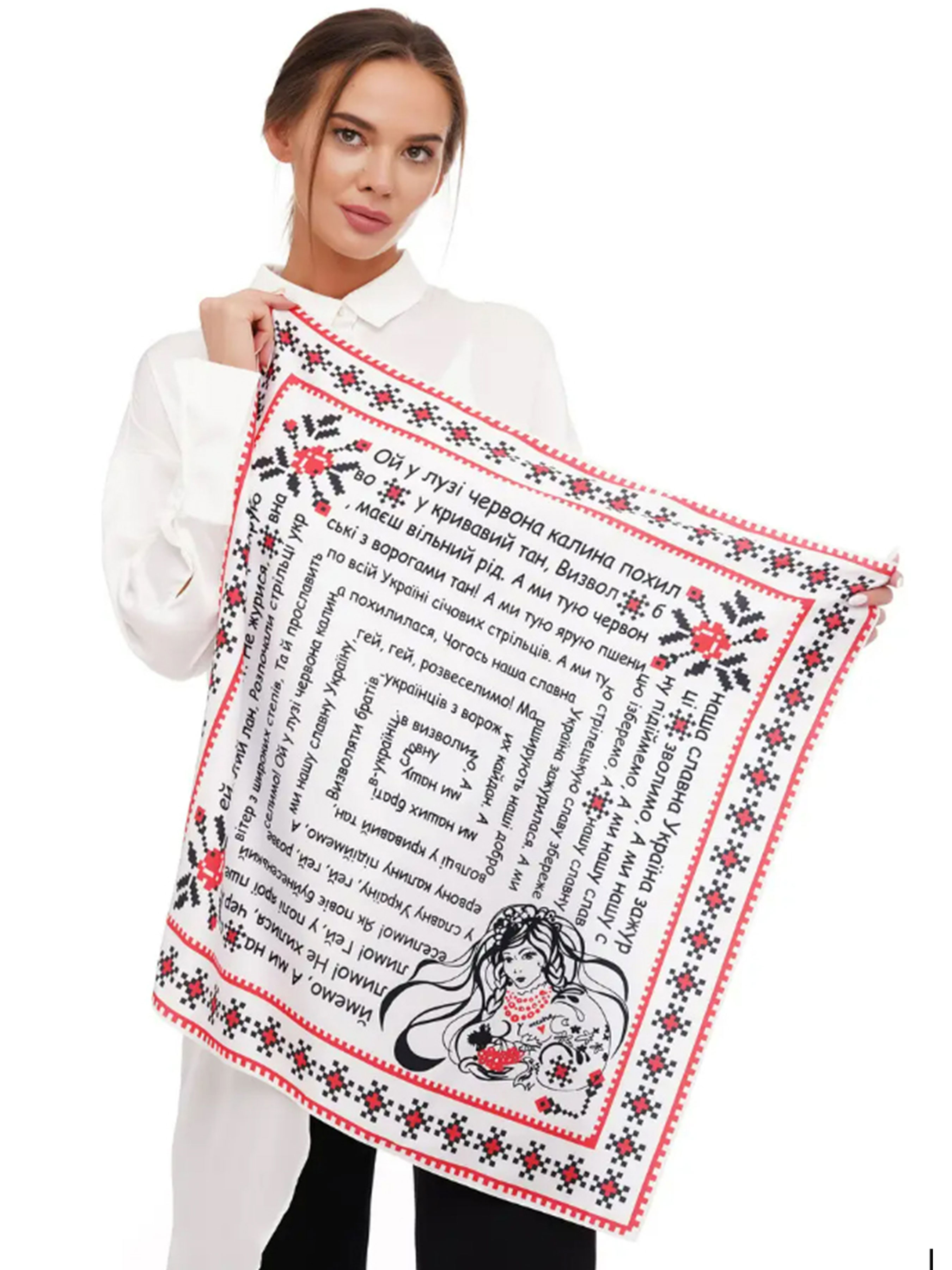 

MyScarf Платок (dpa_003) Женское, цвет - Белый