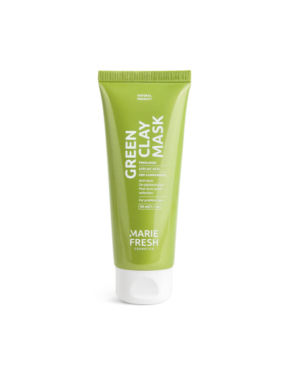 MARIE FRESH Cosmetics ­Подарочный набор Green Clay Power для успокоения кожи лица модель gcp-1-2-1 — фото 3 - INTERTOP