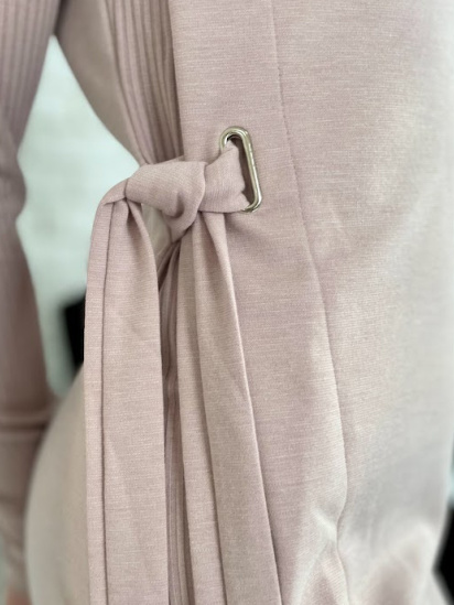 Сукня міді Носи своє модель h001-8260-065-pudra — фото 4 - INTERTOP