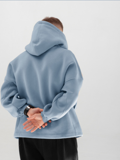 Худи IJ модель ij-hoodie-blue-men — фото 4 - INTERTOP