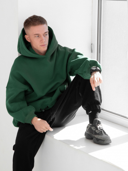 Худи IJ модель ij-hoodie-green-men — фото 3 - INTERTOP