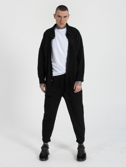 Рубашка IJ модель ij-sorochka-velvet-black-men — фото - INTERTOP