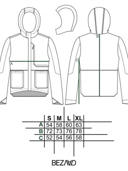 Вітровка Bezlad модель jacketblackhree — фото 6 - INTERTOP