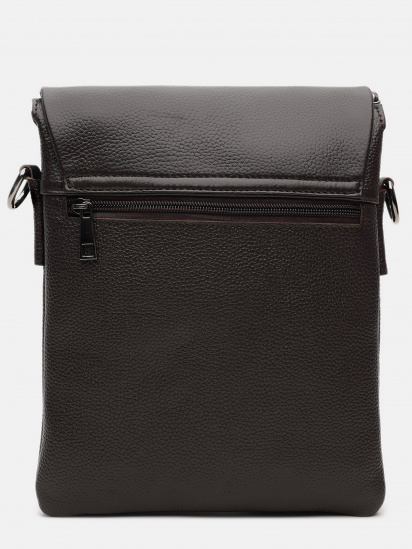 Мессенджер Borsa Leather модель k12056br-brown — фото 3 - INTERTOP
