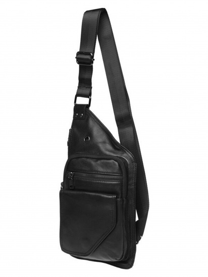 Рюкзак Borsa Leather модель k1320-black — фото 4 - INTERTOP