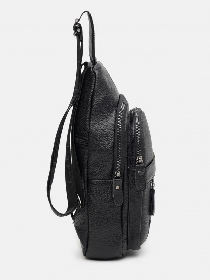 Рюкзак Borsa Leather модель k1338-black — фото 3 - INTERTOP