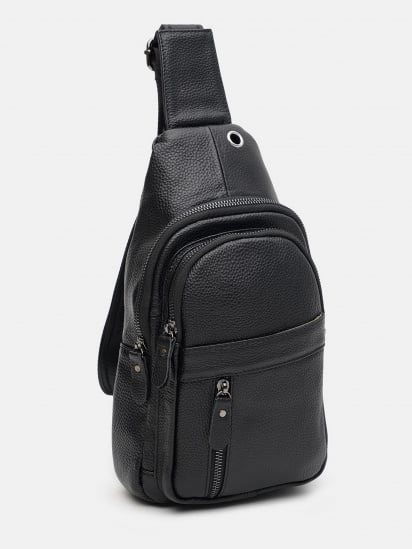 Рюкзак Borsa Leather модель k1338-black — фото 4 - INTERTOP