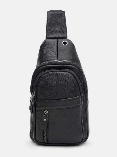 Рюкзак Borsa Leather модель k1338-black — фото - INTERTOP