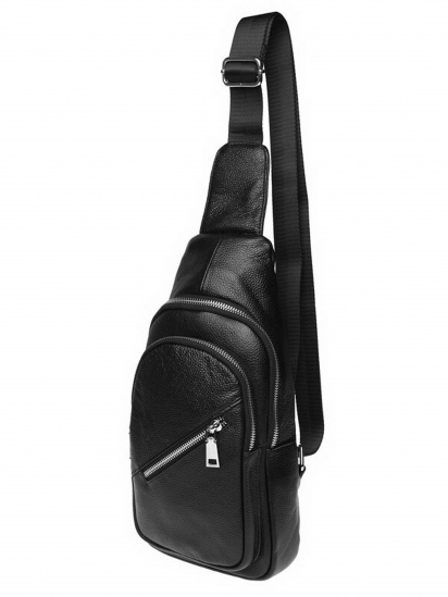 Рюкзак Borsa Leather модель k16603-black — фото 4 - INTERTOP