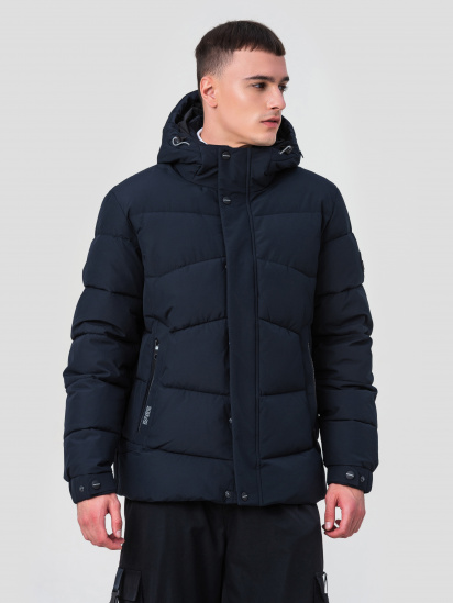 Зимняя куртка BLACK VINYL модель 23-2227 — фото - INTERTOP