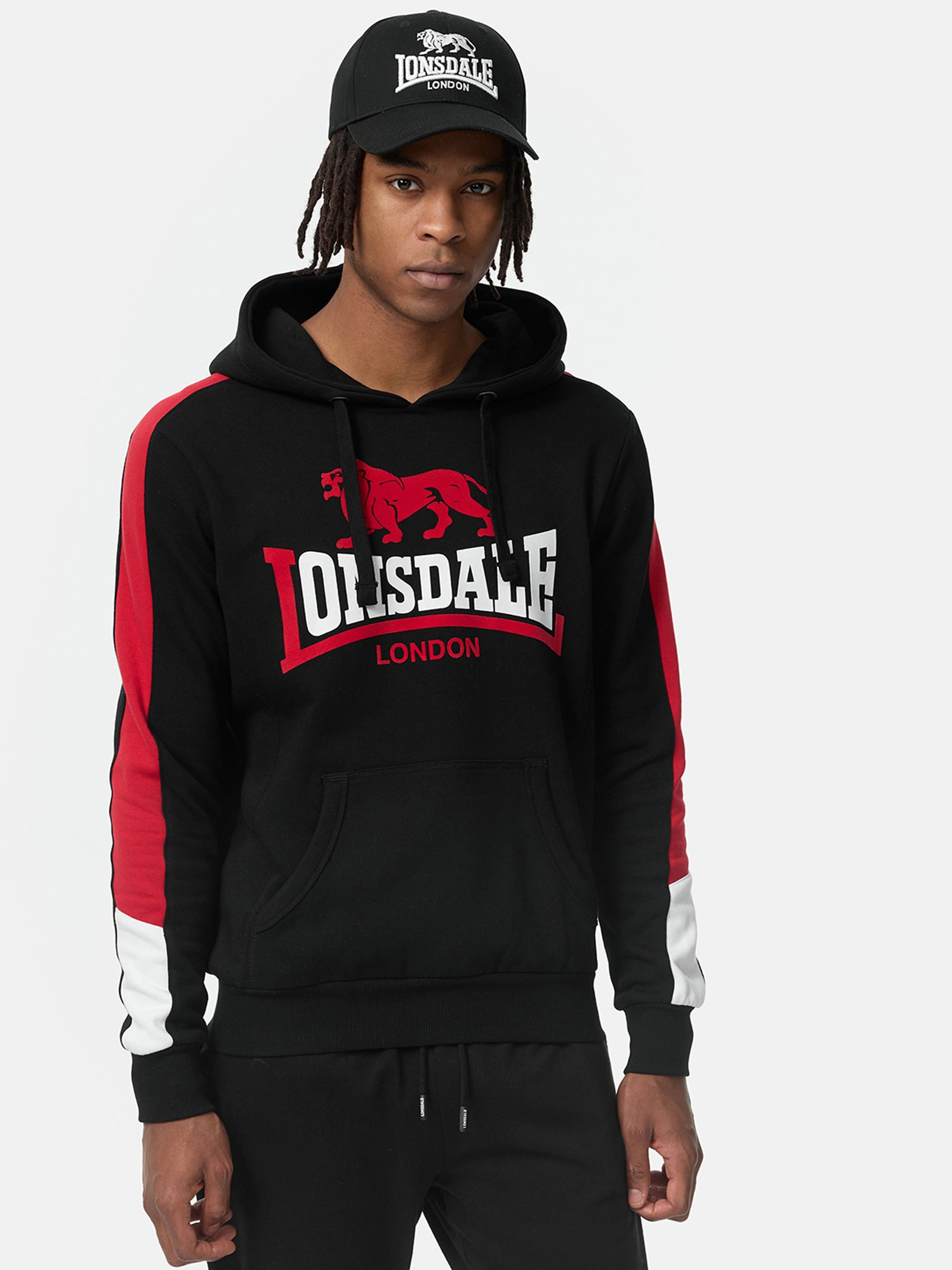 Lonsdale black hoodie online