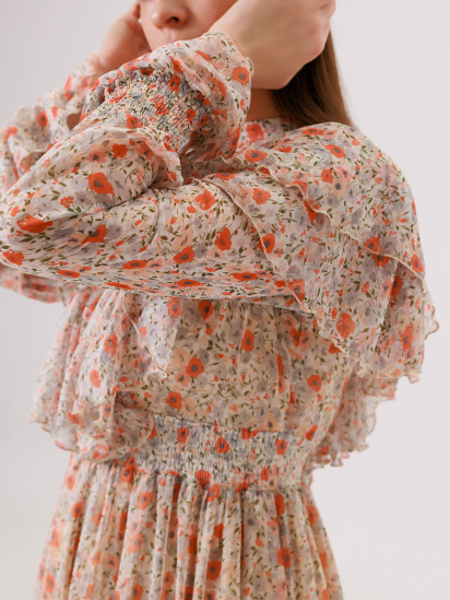 Платье миди Alnest модель AN143 — фото 4 - INTERTOP