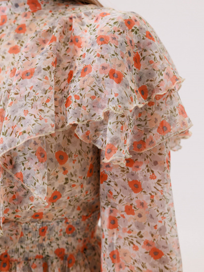 Платье миди Alnest модель AN143 — фото 5 - INTERTOP