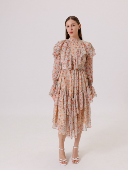 Платье миди Alnest модель AN143 — фото - INTERTOP