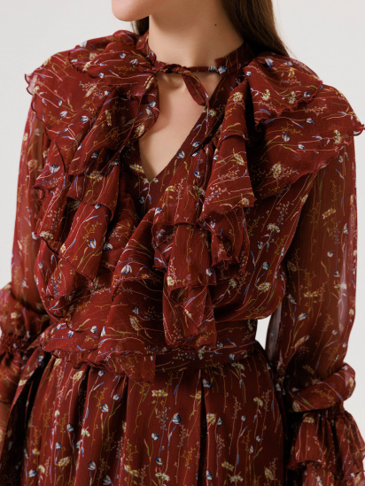 Платье миди Alnest модель AN 142 — фото - INTERTOP