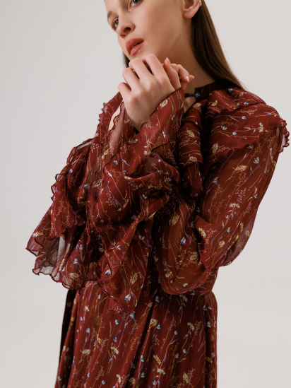 Платье миди Alnest модель AN 142 — фото 3 - INTERTOP