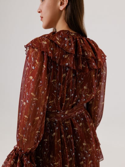 Платье миди Alnest модель AN 142 — фото 4 - INTERTOP
